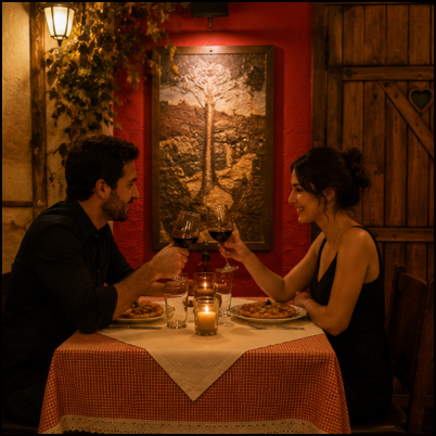 Jantar a dois - Cantina Mamma Carmella